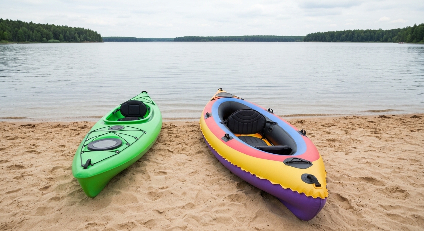 Hardshell vs inflatable kayak - the two types side by side