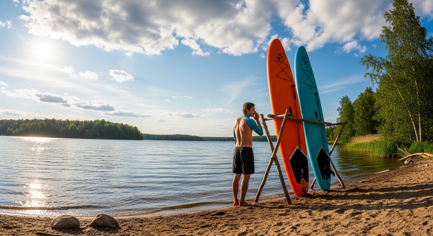 How to choose a paddle board - choosing between stand-up paddle boards