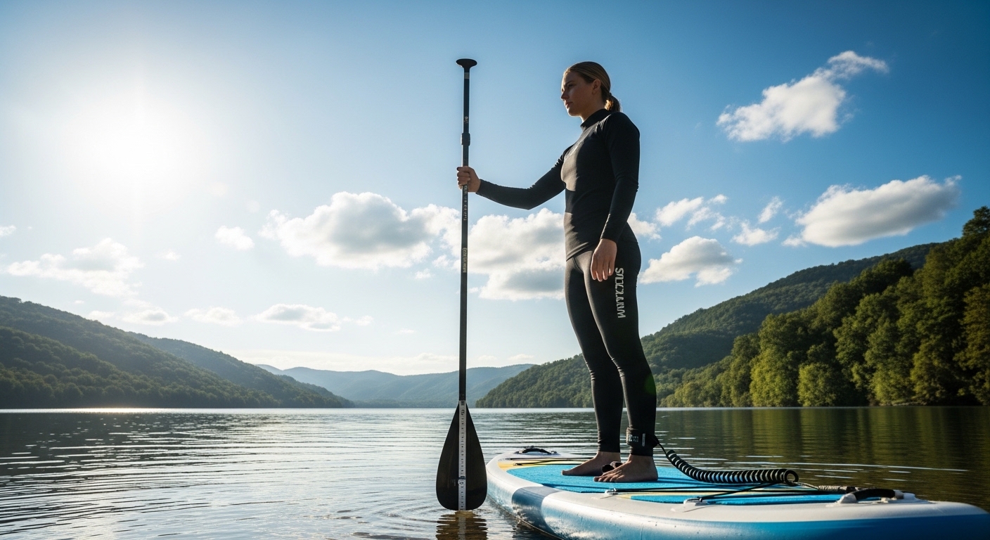 How to choose paddle length - measuring a SUP paddle to height