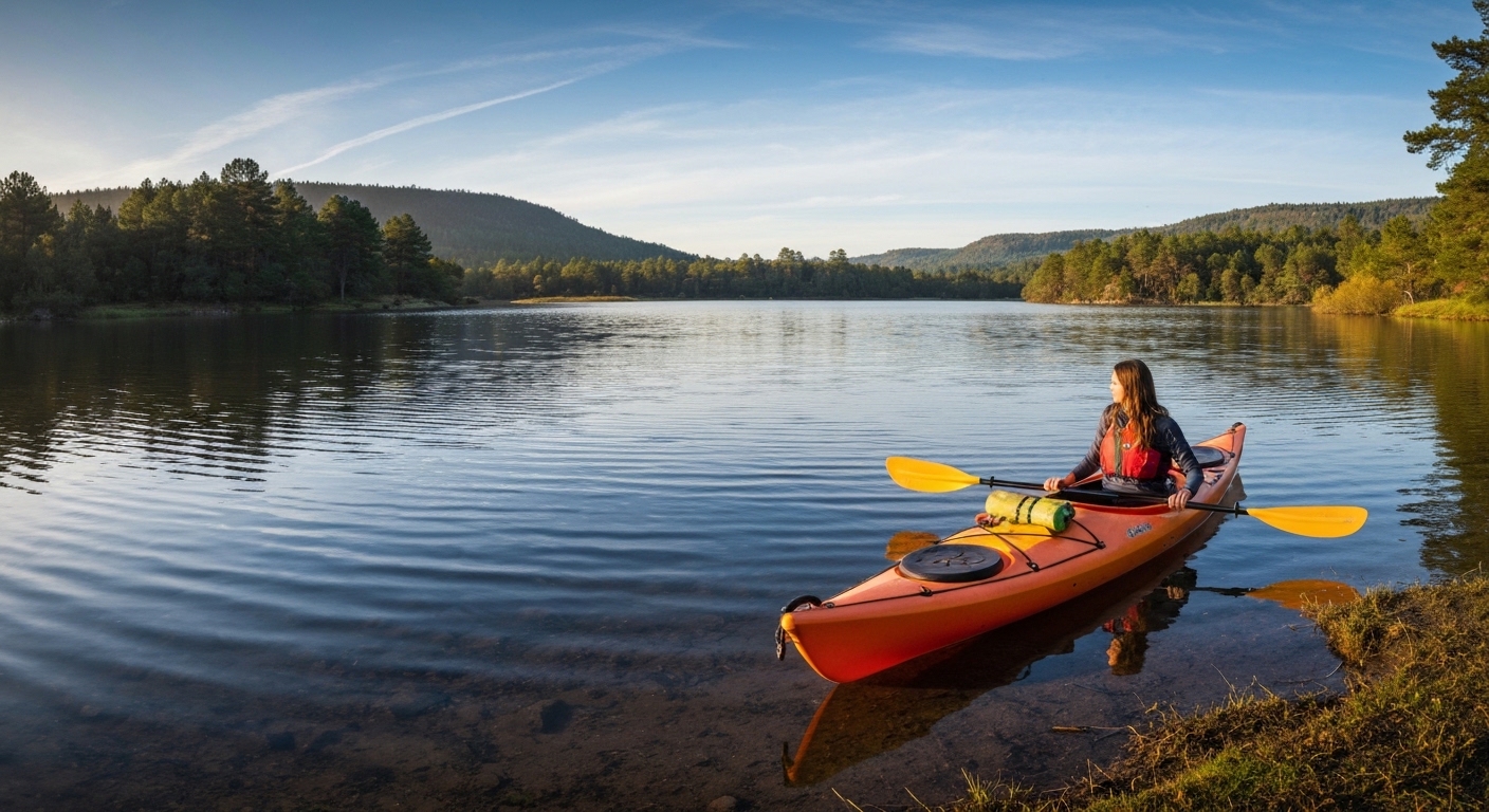 Kayak weight limit - a loaded kayak sitting at its waterline