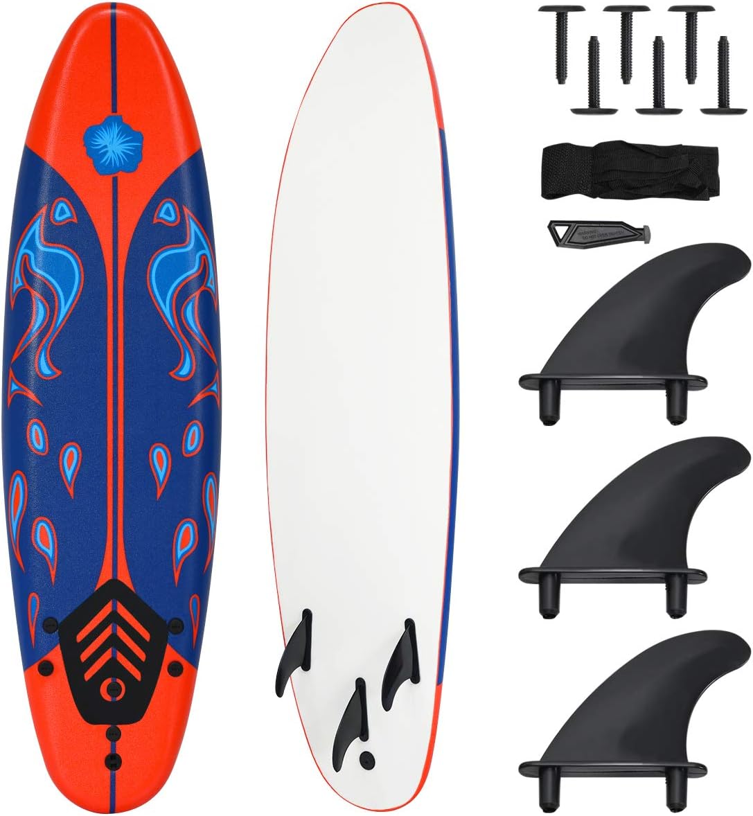 Giantex 6' Foam Surfboard - best budget / kids
