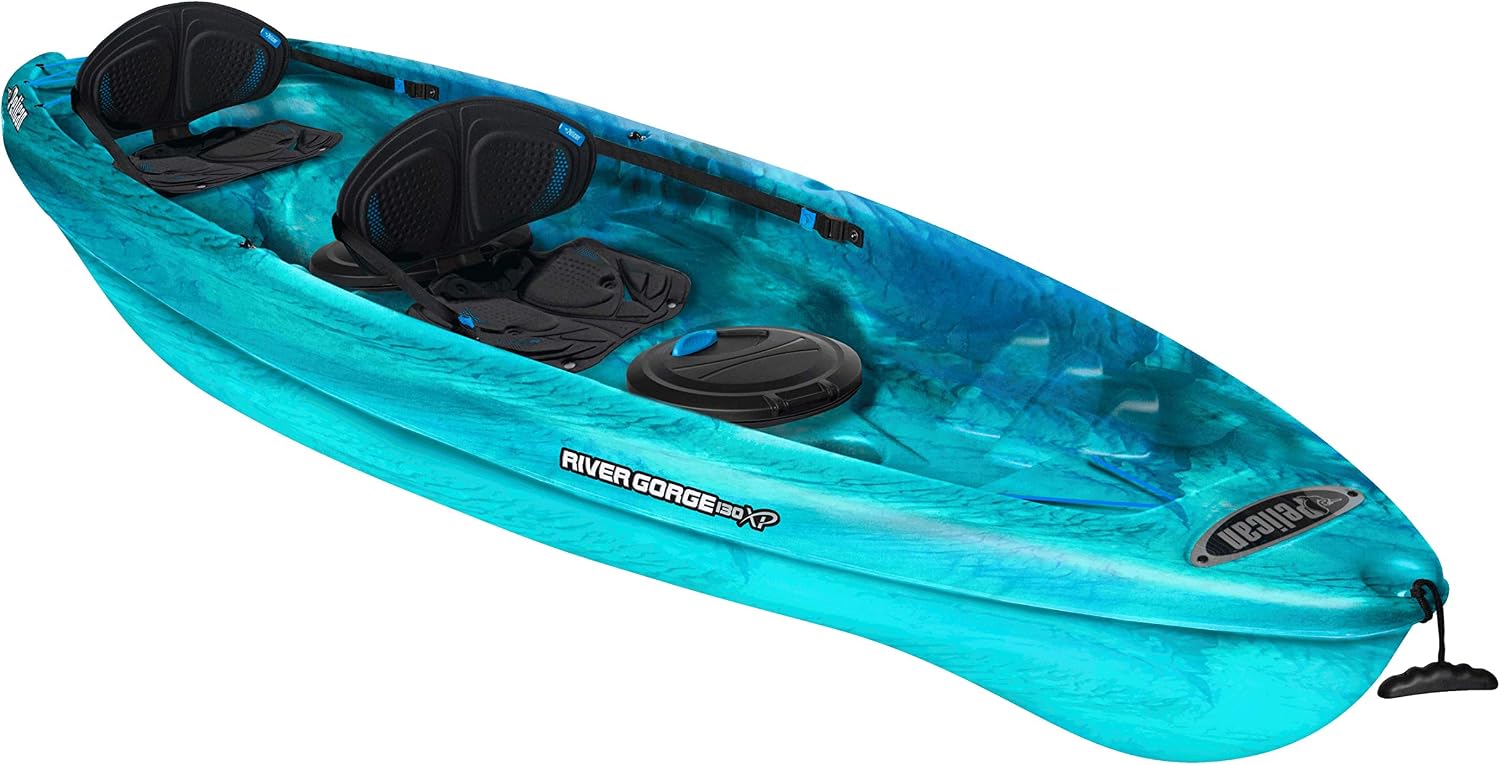 Pelican River Gorge 130X tandem sit-on-top kayak - best budget hardshell tandem
