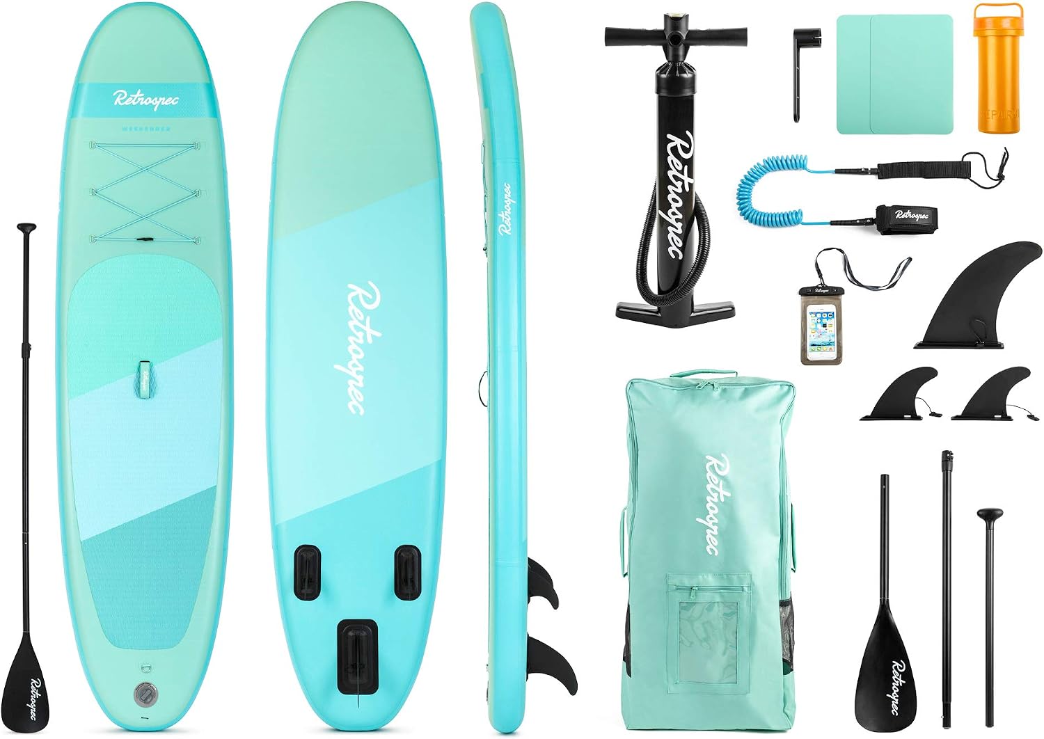 Retrospec Weekender inflatable fishing stand-up paddle board review